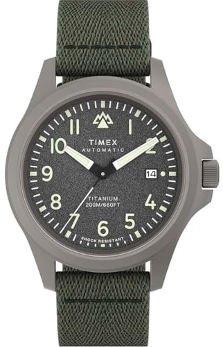 Timex automatisk klocka TW2V95300, gRÖN, Modern