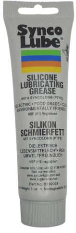 KD89 Superlube Syncolon Silikonschmierfett (PTFE) für O-Ringe und Dichtungen (92003)