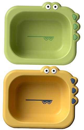 ORFOFE 2stücke Tragbare Cartoon-waschbecken Für Neugeborene Multifunktionale Waschschalen Für Zuhause Camping Und Und Leicht Und Platzsparend