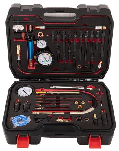 maXpeedingrods Testeur de compression 46 pièces pour moteurs à essence et diesel, pour voitures et camions