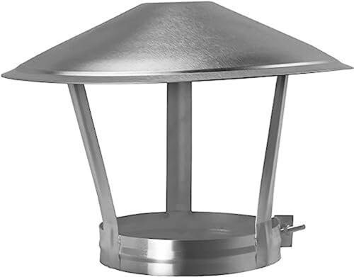 RajoNN 304 Acier Inoxydable Chapeau de cheminée Toit Tuyau de cheminée Tuyau Ligne Couverture Capuchon de Protection Extrémité Chauffage Four Échappement Cheminée Chapeau de Pluie Tuyau Goutte