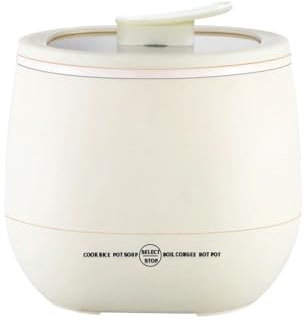 WANGHAI-666 Ollas arroceras Mini Olla arrocera eléctrica, Olla arrocera Multifuncional portátil, 1-2 Personas, ollas antiadherentes for cocinar Máquina para Hacer arroz