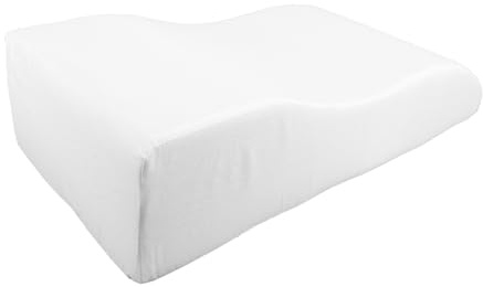 Dioche Cuscino per Sollevamento Gambe, Cuscino Ergonomico Traspirante per Supporto Gambe con Rivestimento Rimovibile per Casa, Salone di Bellezza, Bianco
