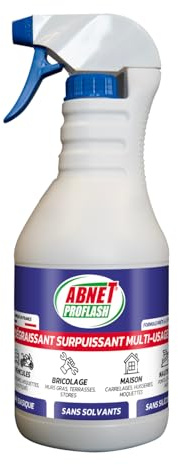 ABNET - Abnet Proflash - Nettoyant Surpuissant Multi-usages - Action détergente et dégraissante - Prêt à l’emploi - Spray 800 ml