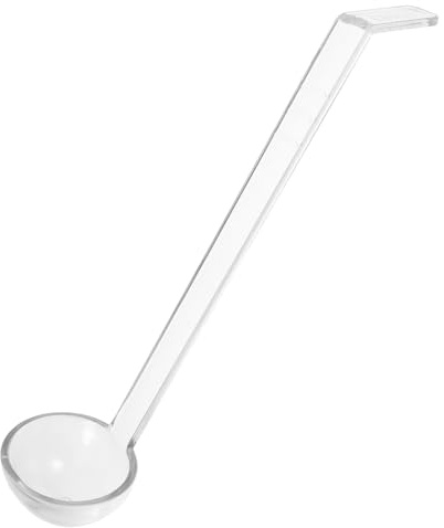 FELTECHELECTR Long-Handled Spoon for Kitchen Serving Scoop for Sauce and Soup Buffet Serving Ladle Material Handle for Easy Use for Family Gatherings and Dining Scenarios