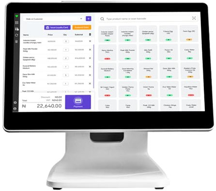 Écran de caisse enregistreuse commerciale 15,6 pouces, écran de caisse enregistreuse électronique, écran de caisse enregistreuse commerciale, pour Supermarché de Snack-bar Commercial