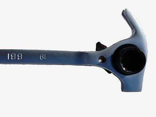 Heavy Duty 4-in-1 Scaffolding Podger Ratchet 17mm 19mm Wrench Hammer Pry Bar