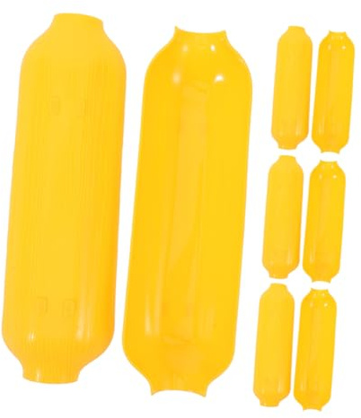TOPPERFUN Serving Trays Versatile Use Yellow 8pcs Cornshaped with Stackable Design for Serving Fruits and Appetizers in Kitchen or Outdoor Parties