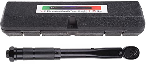 THINCAN 1/4 Torque Wrench 5-25NM Adjustable Square Drive High Ratchet Wrench Home Car Bike Repair Hand Tools
