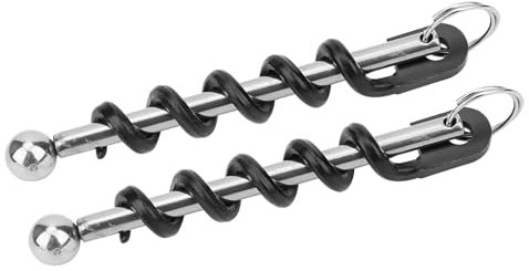 Ejoyous Wooden Waiter's Knife Stainless Steel Wine Bottle Opener Corkscrew Keychain Beer Bottle Opener with Ergonomic Handle for Outdoor Picnics Camping Parties Kitchens Cafes Restaurants