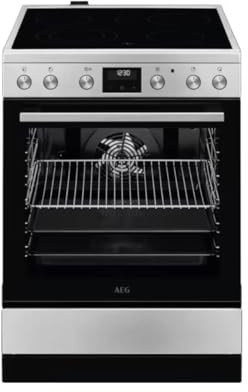AEG Cuisinière CCB6642CBM 73L 4 Zones Noir