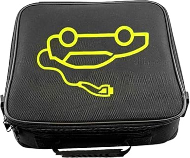 Jumper Cable Storage Bag – Car Battery Tool Organizer, Auto Accessories Carry Case, Large Capacity Cable Holder | Electric Vehicle Charging Cord And Hose Storage For Round And Square Cables