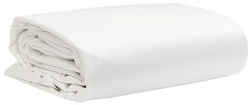 Generico Lona blanca 1,5 x 2 m 650 g/m², lonas de plástico