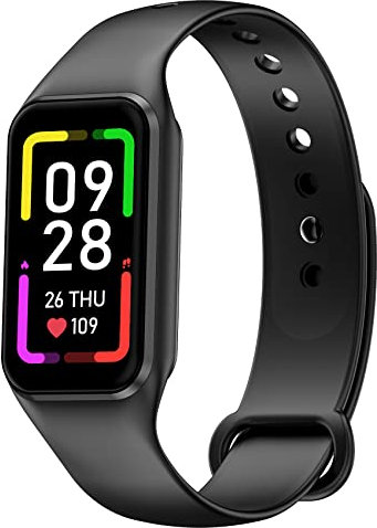Blackview Smartwatch Uomo Donna,Orologio Fitness Cardiofrequenzimetro/SpO2/Sonno/Contapassi, Notifiche Smart Watch Activity Tracker per iOS Android
