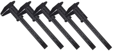 HOMSFOU 5 Pezzi Strumento Di Misurazione Scorrevole a Doppia Scala Per Interni Ed Esterni, Corsoio Pratico e Portatile