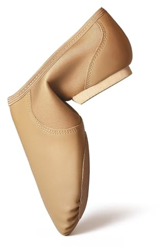 Asyusyu Tan Jazz Shoes Spilt Sole Dance Shoes for Women Adult Girls Kids