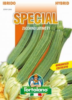 Sementi di ortaggi ibride e selezioni speciali ad uso amatoriale in buste termosaldate (80 varietà) (ZUCCHINO LATINO F1)
