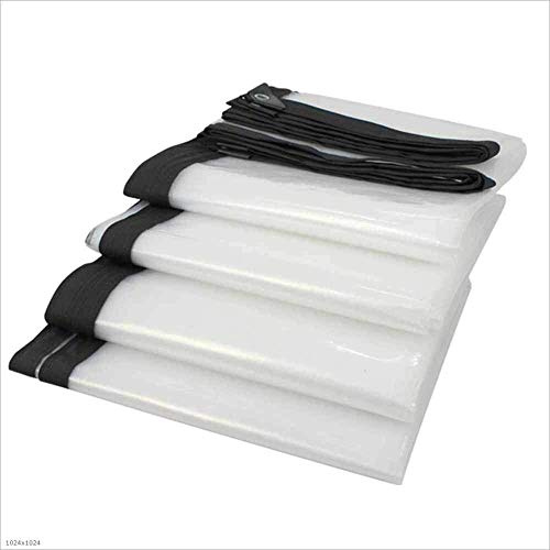 MTYLX Lámina de Lona de Lona de Cubierta Impermeable, Red para Sombrilla, Paño de Sombra, Resistente Al Agua para Trabajo Pesado con Ojales, Lona de Lona para Trabajo Pesado para Piscina de Automóvil