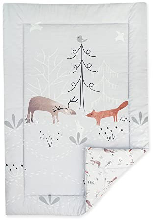 Julius Zöllner Krabbeldecke Classic | Gr. 95x135 cm | Made in Germany | 100% Baumwolle | OEKO-TEX® STANDARD 100 | Woodlife