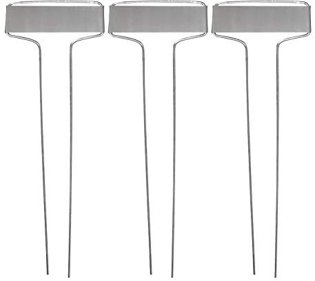 Otzoan 25 x Metall Pflanzenschilder Pflanze Etiketten zum Beschriften Gartenstecker Gartenschild für Garten, Beet, Hochbeet