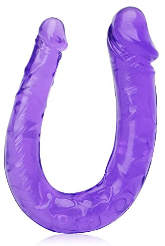 Doppeldildo Sexspielzeug FLYTAGLE Realistischer Doppelseitiger Dildo Flexibler Analdildo Sextoy mit zwei Eicheln für Frauen und Männer 30 cm Sex Spielzeug Penetrator