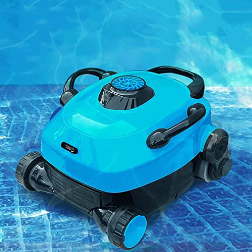 JODAIS Aspiratore per Piscina da Arrampicata su Parete con Forte aspirazione, Robot pulitore per Piscina Senza Fili, Pianificazione Intelligente del Percorso, Ricarica Rapida, Ideale per Piscine