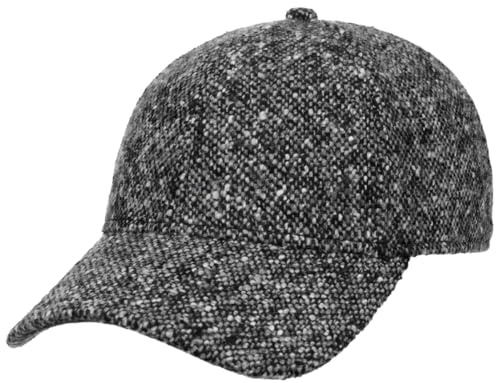 Stetson Classic Donegal Tweed Cap Flache Form Wollcap mit Schirm Größenverstellbar Schurwolle Unisex Herbst Winter