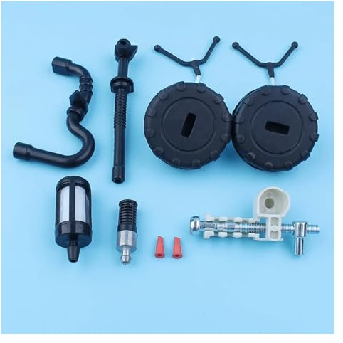 MANGRY Kit de filtre de ventilation de bouchon de réservoir de ligne de mazout de gaz de tendeur de tendeur de chaîne adapté for Stihl 018 MS180 017 MS170 MS 170 180 tronçonneuse