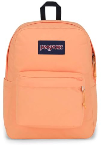 JanSport Superbreak Plus Sac à dos – Sac à dos pour le travail, les voyages ou l'ordinateur portable avec poche pour bouteille d'eau, Apricot Crush, One Size, SuperBreak – Sac à dos de qualité