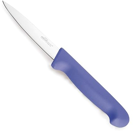 LACOR - 38363 - Coltello per Pelare Select, Coltello per Prodotti Senza Allergeni, Acciaio Inox, Taglio Deciso ed Equilibrato, Manico Ergonomico in TPV Viola e Antiscivolo, 10 cm