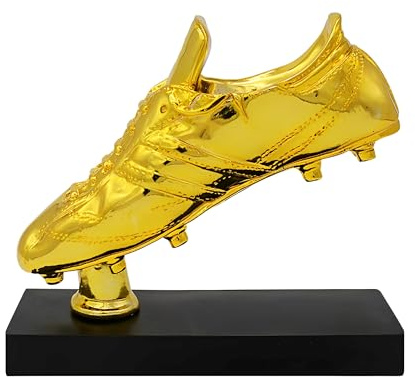 MIAOWR Goldener Schuh Trophäe Replika Fußball Meisterschaft Souvenirs Home Desktop Ornamente Geschenke Für Fußballfans