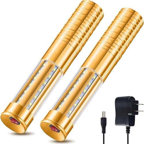 Kit D'Éclairage Stroboscopique à 2 Led Lumière Rechargeable pour Bouteille de Vin Lumière Portative à Led Réutilisable pour Bouteille de Champagne pour les Fêtes, Concerts et Événements