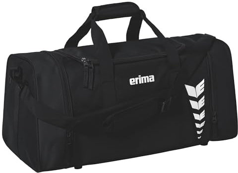 Erima Unisex Six Wings geräumige Sporttasche (7232406) schwarz, S