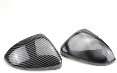 Spiegelkappen Für G&olf 7 MK7 MK7.5 Für G&TI R Für GTE Für G&TD 2013-2020 2019 2018 2017 2016 2015 Auto-Rückspiegel-Abdeckkappen Carbon Fiber Style Schwarz Rückspiegel Kappe(Carbon Fiber Look)