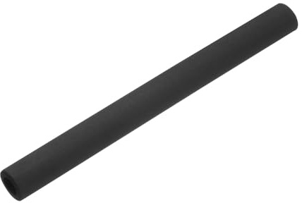 QUARKZMAN 1 x 300mm Rohrisolierung Schaumstoff, Durchmesser 18mm Isolierstärke 10mm Heizungsrohr Verkleidung für Fitnessgeräte, Rohre, Handhaben (Schwarz)