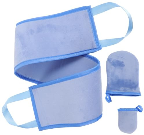HONITANO Selbstbräuner Rückenapplikator Handschuh Satz aus Flocking Material Sicher und Bequem für Männer und Frauen zur Einfachen Lotion Auftragung Am Rücken