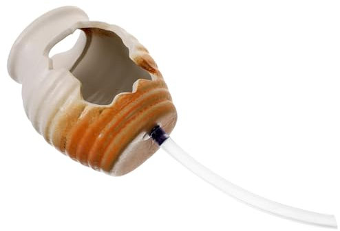 HOLIDYOYO Ceramic Pot Decoration Pond Spitter Garden Fountains Outdoor Water Feature Spitter