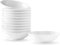 Juego de 12 cuencos para salsas, cuencos para salsas, cuencos de postre, guarniciones y frutas, 6,8 x 2 cm, cuenco blanco para sushi, apto para aperitivos, sushi, salsa de soja