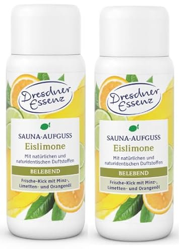 2er Pack Dresdner Essenz Sauna-Aufguss Eislimone 2 x 250ml