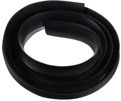 OSALADI 2m Vinyl Floor Transition Strip Carpet to Tile Edging Trim Black PVC Adjustable 8-10mm Height Difference for Laminate Wood Flooring and Doorway Threshold