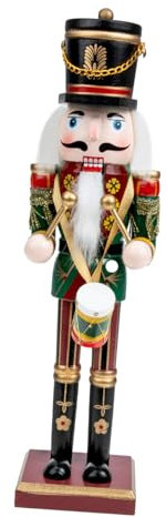 SEWOART Schiaccianoci Da Tavolo Di Natale in Legno Ornamento Schiaccianoci Decorazione Natale Pupazzo in Legno