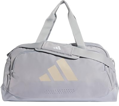 adidas Women's adidas Woman Defender Duffle SMALL, Halo Silver/Grey one, One Size