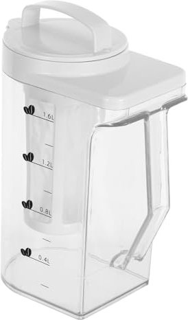 MOKKHNB Jarra de Café Frío Plástico para Preparar y Café Casa Resistente y Funcional para Refrigerador