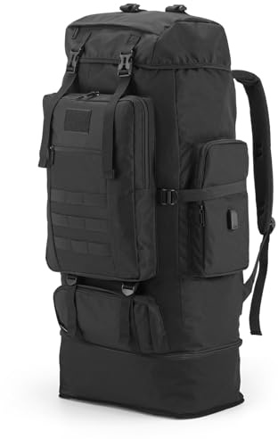 Nayubo Zaino tattico militare Molle da 100 litri