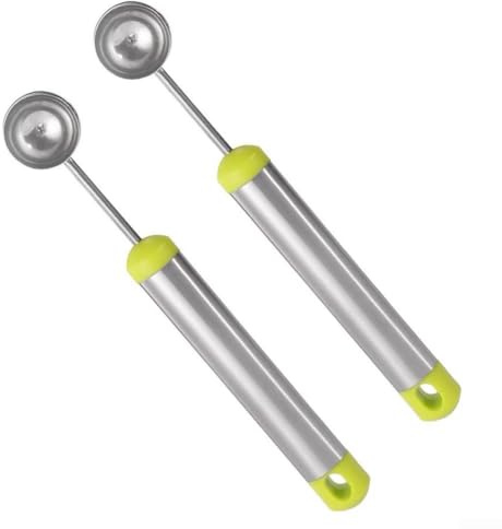 Pelle à fruits en acier inoxydable pour un nettoyage facile et une découpe efficace du melon et des baies dans la cuisine