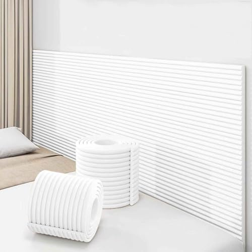 MTHGH Wandpaneele Gepolstert Kinderzimmer Wand 200cm Wandkissen Selbstklebend Kinderzimmer Wall Panels Paneele Wand Selbstklebend Wandschutz Schlafzimmer Wandschutz Bett Wandpolster(01,20 * 600cm)