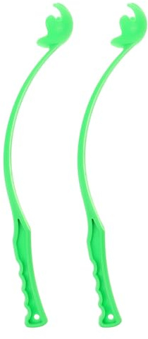 Toddmomy Hundespielzeug Ballwerfer Wurfspielzeug aus Kunststoff mit Langem Griff 2 Stück-Pack für Hundetraining und Outdoor für Welpen und Hunde