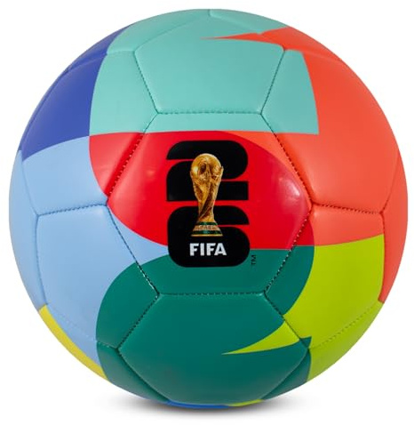 Hy-Pro Pallone da Calcio Taglia 5 - FIFA Coppa del Mondo 2026 Ufficialmente Concesso in Licenza