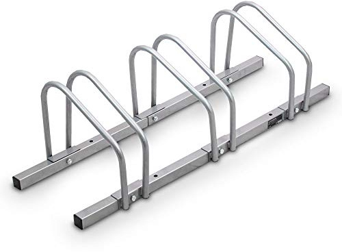 BITUXX® Fahrradständer Aufstellständer Radständer Fahrrad Bike Ständer Metall Verzinkt Platzsparend für 2/3 / 4/5 / 6 Fahrräder