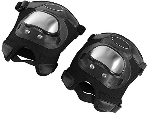 Per ginocchiera moto uomo Protezioni ginocchia moto omologate Ginocchio moto Ginocchiere Lavoro Professionali 2 pezzi ATV Knee adulto ginocchiera regolabile protezione gomito per motocross